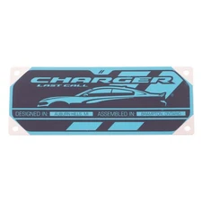 2023 DODGE CHARGER LAST CALL CLOSE-OUT PLATE FACTORY MOPAR GENUINE 68612157AA