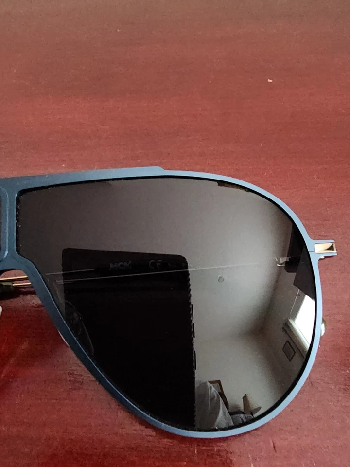 GAFAS DE SOL AVIADOR LENTES AZUL OSCURO MCM502S 403 65O02 145 #3. ITALIA. Con FUNDA RÍGIDA Foto 3 de 4