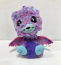 Hatchimals Peacat Peacock Interactive Cat Pet pink Purple 6" Tested