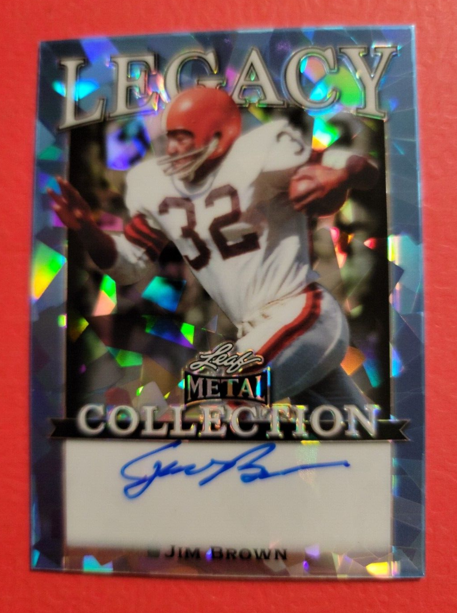 2023 Leaf Metal - 2022 Legacy Collection Jim Brown #LCA-JB1