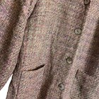 Appleseed's Tweed Blazer Jacket Womens L Pink Chic Preppy Pockets Clueless Work — photo 3