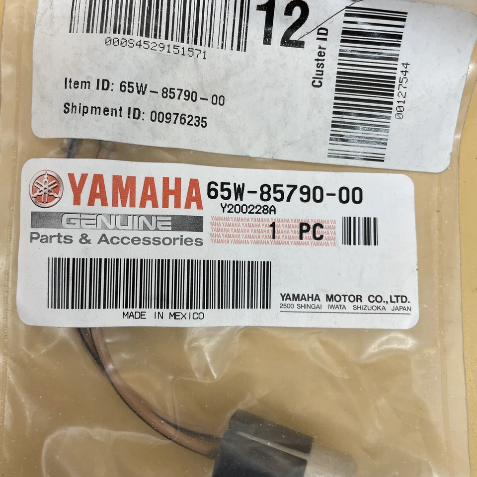 65W-85790-00 Genuine Yamaha Thermosensor assembly Switch Temperature F25 OEM - Image 2 of 4