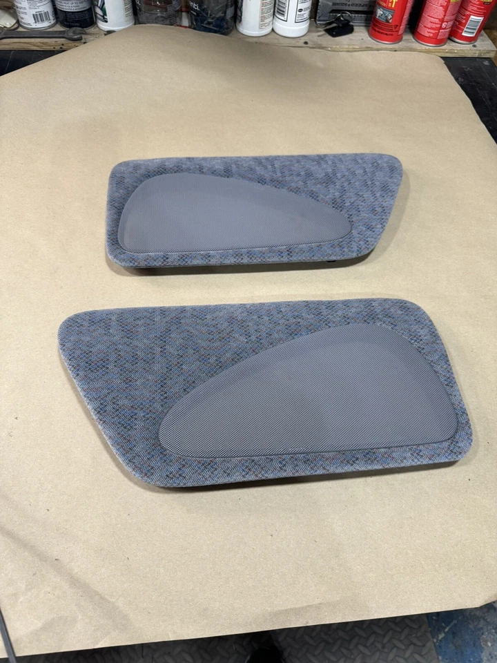 Ford Thunderbird Lx 1994 1995 altavoz trasero cubierta de acceso rejilla gris Cougar Xr7 Foto 4 de 4