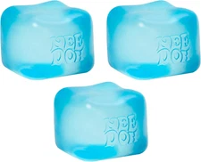 Needoh Nice Cube Sensory Toy with a Super Solid Squish - Colors May Vary 3 Pack
