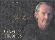 Game of Thrones Valyrian Steel Autograph Card Anton Lesser