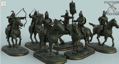 Wargaming 28mm Mongolian Horde Scourge of the Steppes tabletop miniatures 