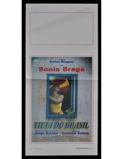 Cartel TIETA DE BRASIL Sonia Braga Carlos Diegues B346