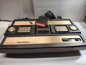 Mattel Intellivision Model 2609 Console Tested Working Space Armada Video Game