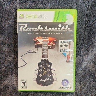Ubisoft Rocksmith Xbox 360 Learn Guitar & Bass Manual Multiplayer Music T-Teen
