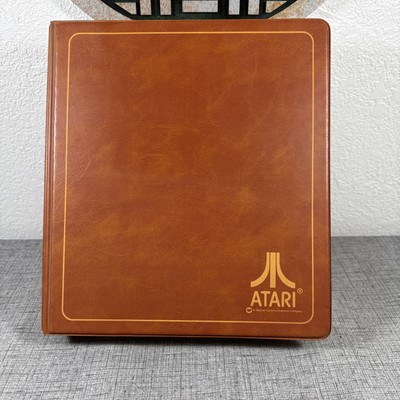 Vintage ATARI Case 2600 Cartridge Storage Binder Holder (Holds 8 Cartridges) EX