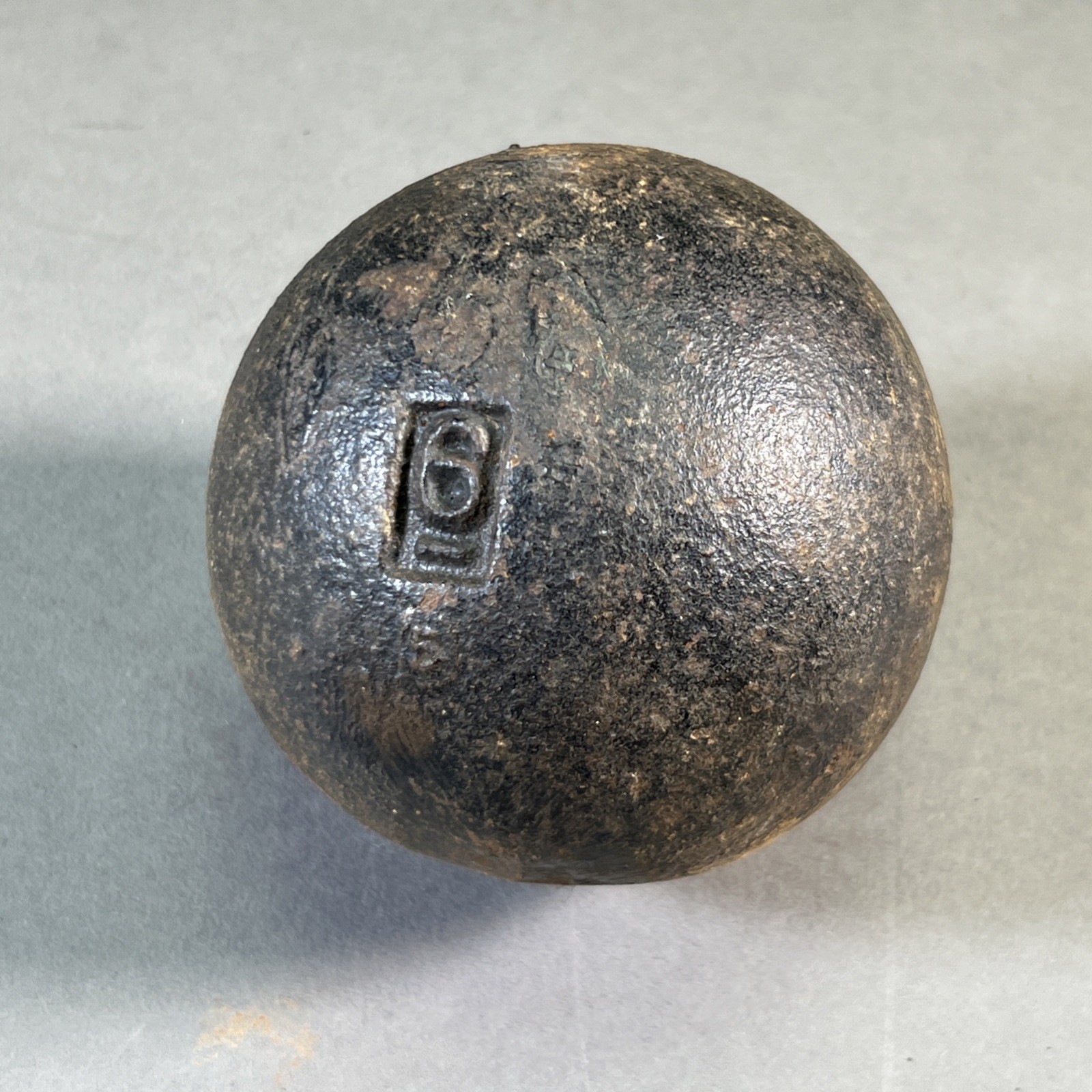 Vtg Antique Cast Iron 6 LB Shot Put Ball 3.5" – Circa 1910-1920