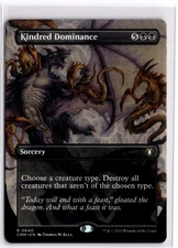 Kindred Dominance Borderless Commander Masters 640 LP x1 MTG Magic the Gathering