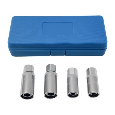 4pc CRV Stud Puller Set for Auto Manifold 6-12mm 1/2in Drive Professional Tool