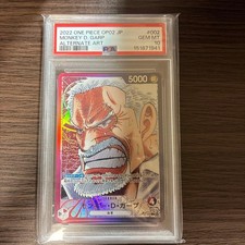 One Piece Card Game Monkey D. Garp Leader Parallel OP02-002 Trading Card
