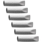 Faber-Castell Grip 2001 Eraser Rubber Pencil Cap - 6 x Grey