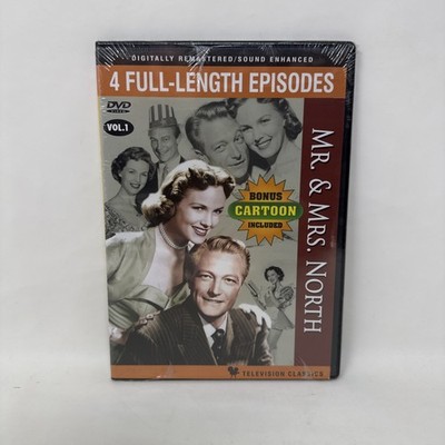 MR. AND MRS. NORTH 4 CLASSIC TV EPISODES 