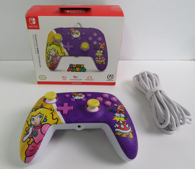 Power A - Super Mario - Enchanced Wired Pro Controller - Nintendo Switch - Peach