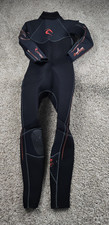 Rip Curl E-Bomb Batwing Wetsuit Youth 16 Black Surfing Neoprene Zip Back