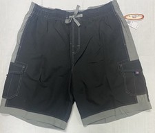 US Apparel Islander 5 Pockets Men  s Swim Shorts Trunks Swimsuit Size 2XL 3XL 4XL