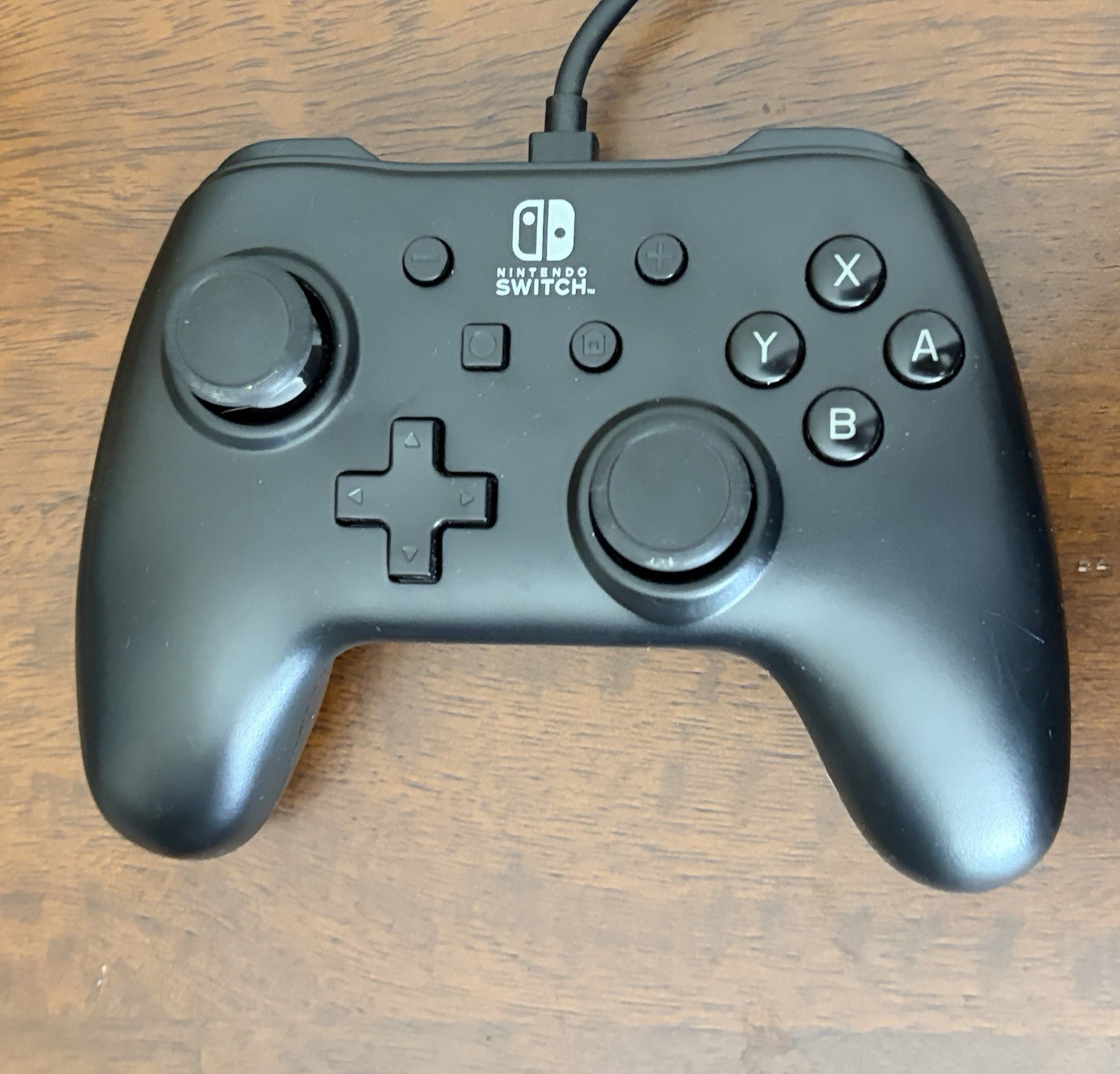 PowerA Wired Ergonomic Controller Black for Nintendo Switch 10ft Cable