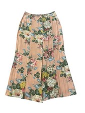 Vintage Ralph Lauren Floral Skirt Blue Label Womens 8 Granny Prairie Has Spot