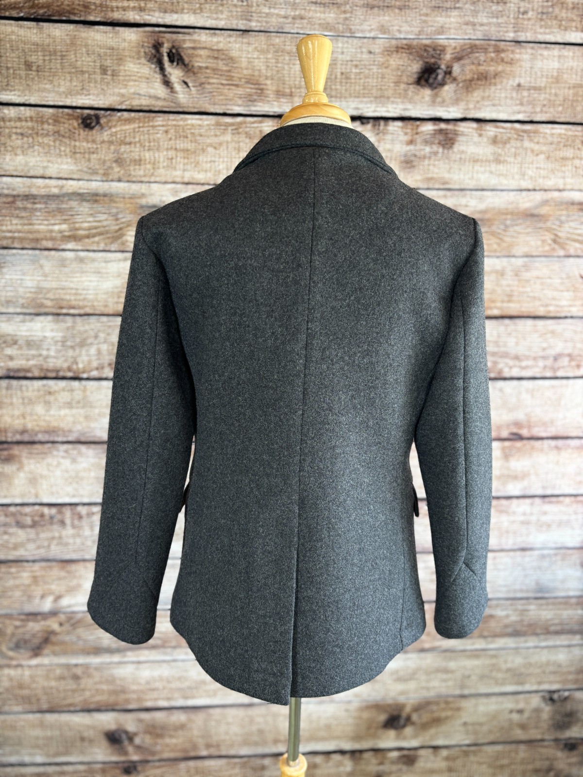 Billy Reid Wool Bond Peacoat Size L image 2