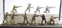 Hong Kong Copies of the Britains Deetail Civil War 10 Figures 4 Different Silver