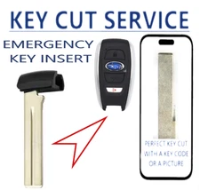 KEY CUT SERVICE + TOY51 Emergency Key for 2014-2021 Subaru HYQ14AHK / HYQ14AHC