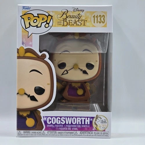 Funko Pop! Disney Beauty and the Beast Cogsworth #1133