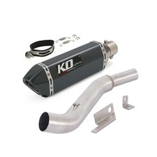 Sistema silenciador de tubo de enlace medio puntas de escape para Bajaj Pulsar 200 NS160 Dominar 400