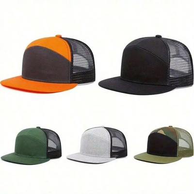 #ad Breathable Adjustable Trucker Baseball Cap Curved Brim Letter Print Hat $14.99