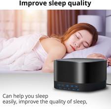 Sound White Noise Machine with 20 Non Looping Natural Soothing Sounds and Memory