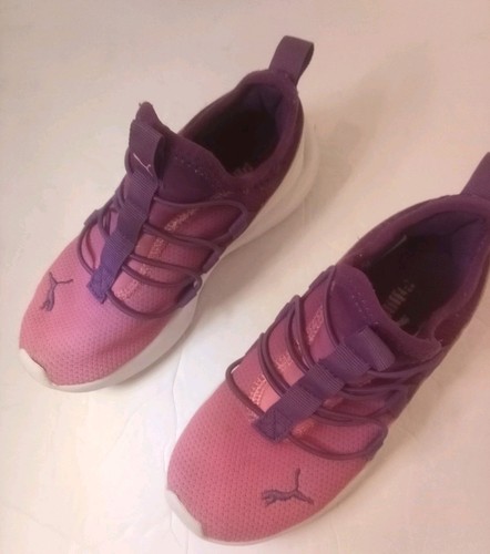 Puma Softride One4all Sorbet Jr Slip On Girls Purple Pink Sneakers Size 12.5C - Picture 9 of 9