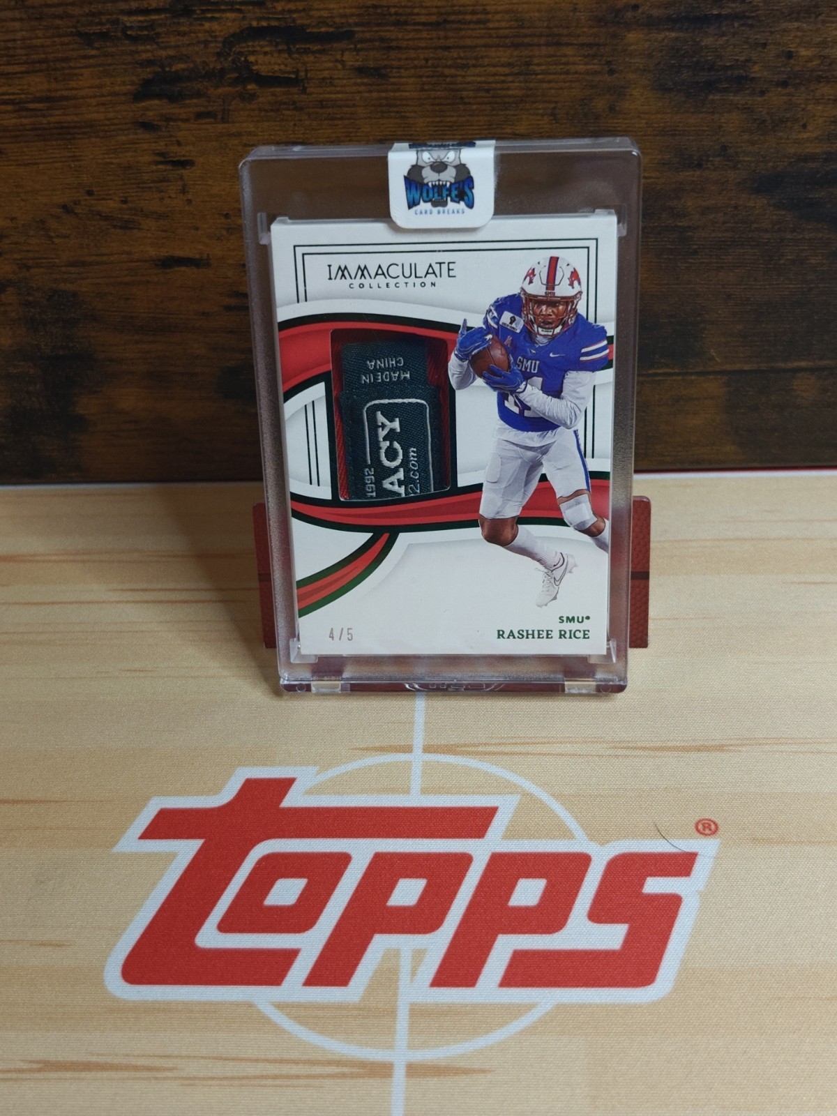 Rashee Rice Panini Immaculate Collection Collegiate Rps Rookie Player Caps #RPC Base