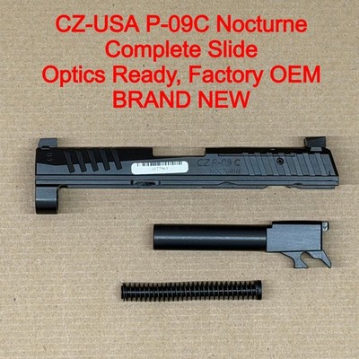 NEW CZ P-09 C Nocturne Complete Slide 9mm 3.74'' OEM Black Optics Ready