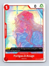 PORTGAS.D.ROUGE OP13-014 COMMON CARRYING ON HIS WILL ONE PIECE NM