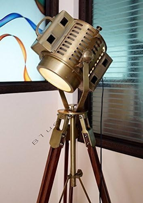 #ad Vintage Industrial Floor Lamp Theater Stage Nautical Spotlight Task Lamp Rustic $150.00