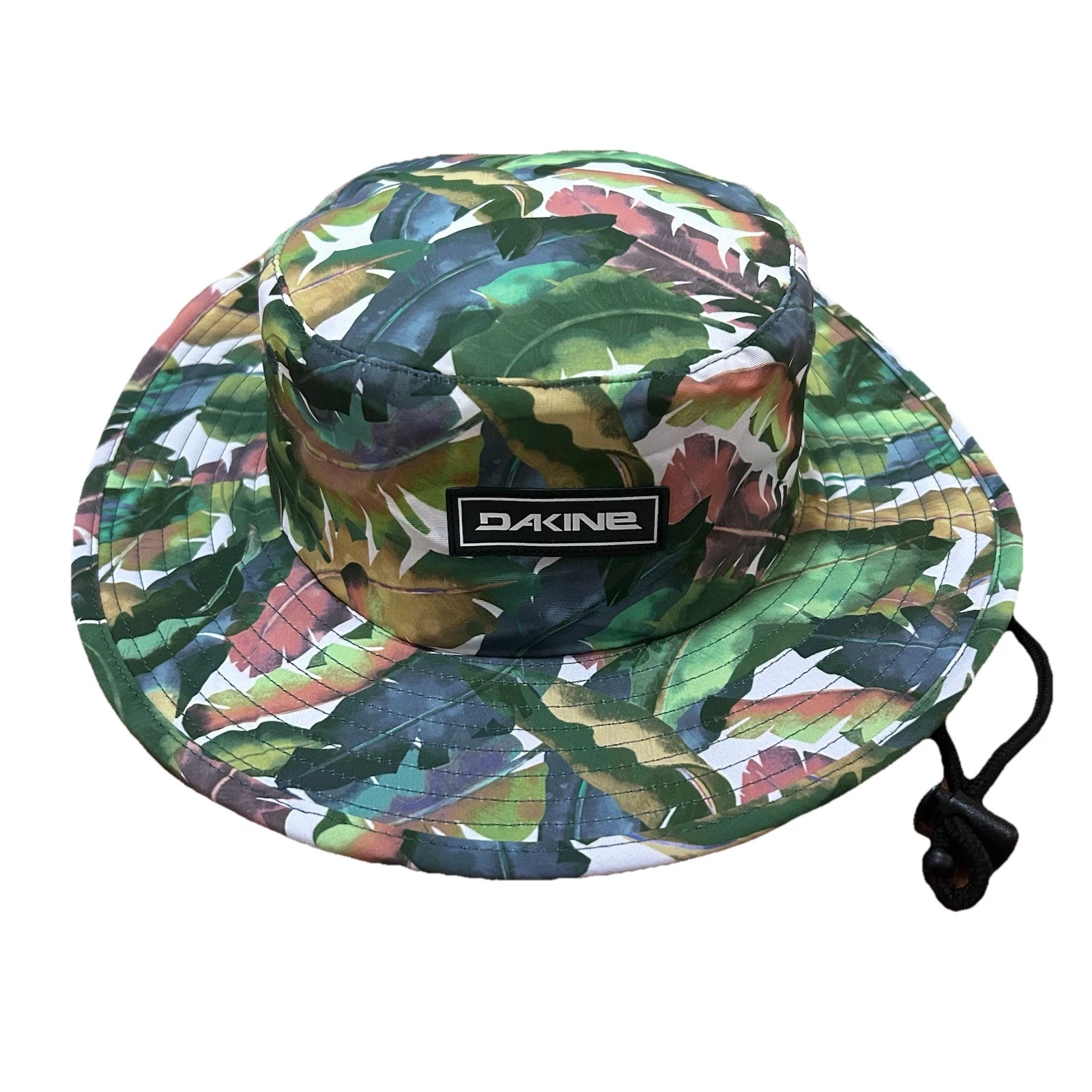 Dakine No Zone Hat Adult S/M Sun Hat Tropical Floral Green Plants