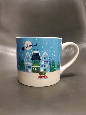 Target s Wondershop Blue Winter Mug Stoneware Surprise Snowflake Inside 