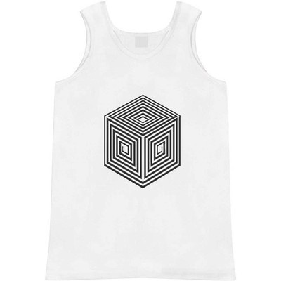 Trägershirt/Tanktop ''Illusion Cube'' für Erwachsene (AV048863)