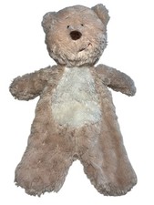 Teddy Bear Plush Flat A Pat Lovie Blanket Stuffed Animal Lovey Security Ganz