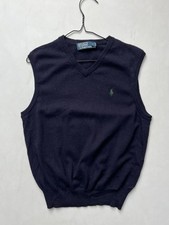 vintage polo ralph lauren wool vest mens