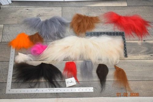 Sheepskin Scraps Wig Hair Icelandic Mohair for Vintage Dam Scandia Craft wigs