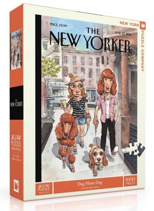 Puzzle 10000 pièces New York Puzzle Company New Yorker Dog Meets Dog