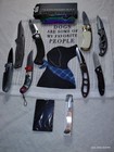 11pc Pocketknife Mixed Lot Folding Manual Knives Steel Blade Metal Handle — photo 1