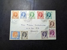 1954 British Rhodesia and Nyaslaand Souvenir Cover Livingstone to Chowa