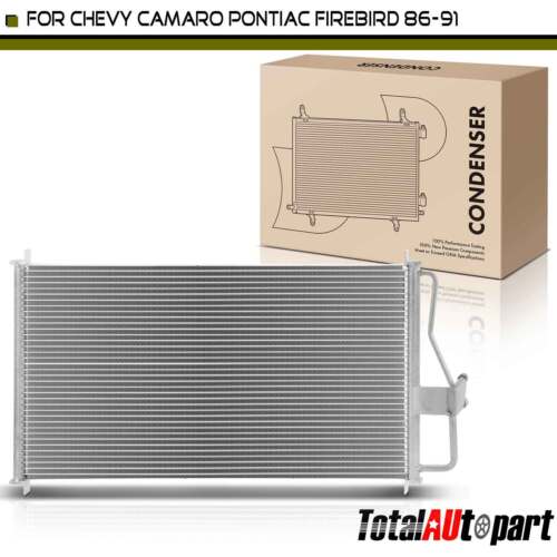 AC Condenser A/C Air Conditioning for Pontiac Firebird Chevrolet Camaro 86-91 - Picture 1 of 8