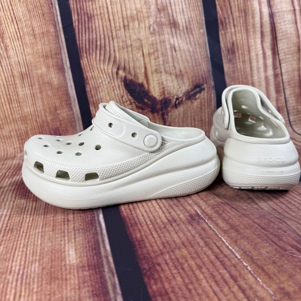 靴 crocs CLASSIC MEGA CRUSH CLOG 26cm Crocs Classic Mega Crush Shoes Womens 12/ Mens 10 Blue