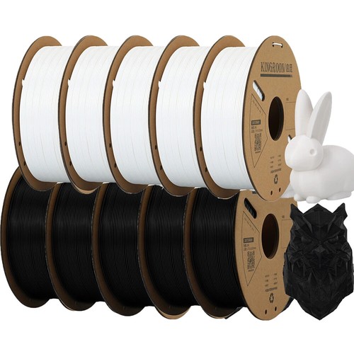 PLA Filament 1.75mm 3D Printer Filament 5/10Roll Plastic Material 100% No Bubble - 第 34/53 張圖片