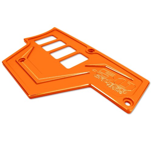 8 Switch 3 Piece Dash Panel Billet Aluminum Orange Powdercoated fits RZR XP1000 - Picture 8 of 8